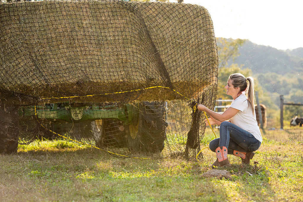 Large Square Bale Hay Net