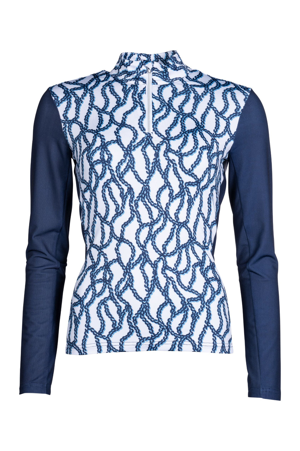 HKM Sun Shirt- Navy Chain