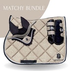 Champagne Saddle Pad Set