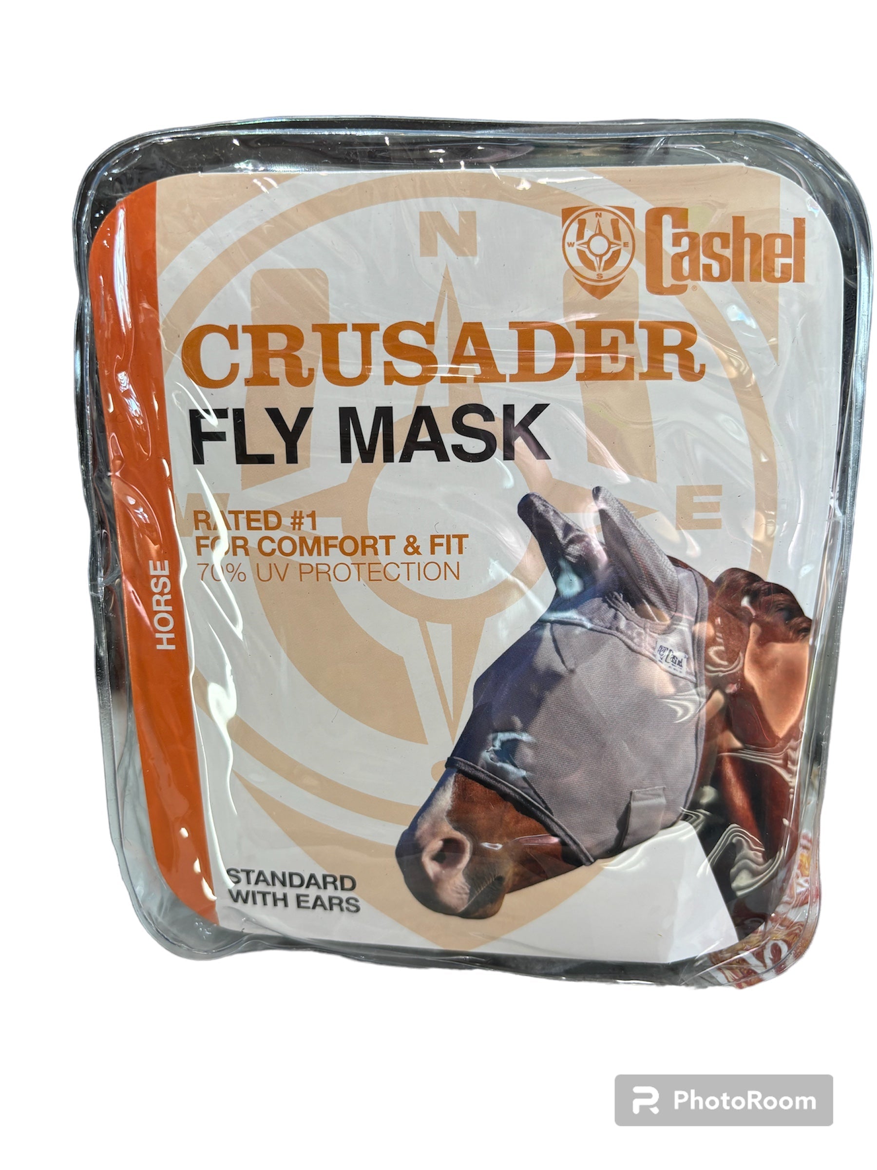 CRUSADER FLY MASK HORSE STD EARS