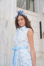 Equestrian Toile Shirt Dress