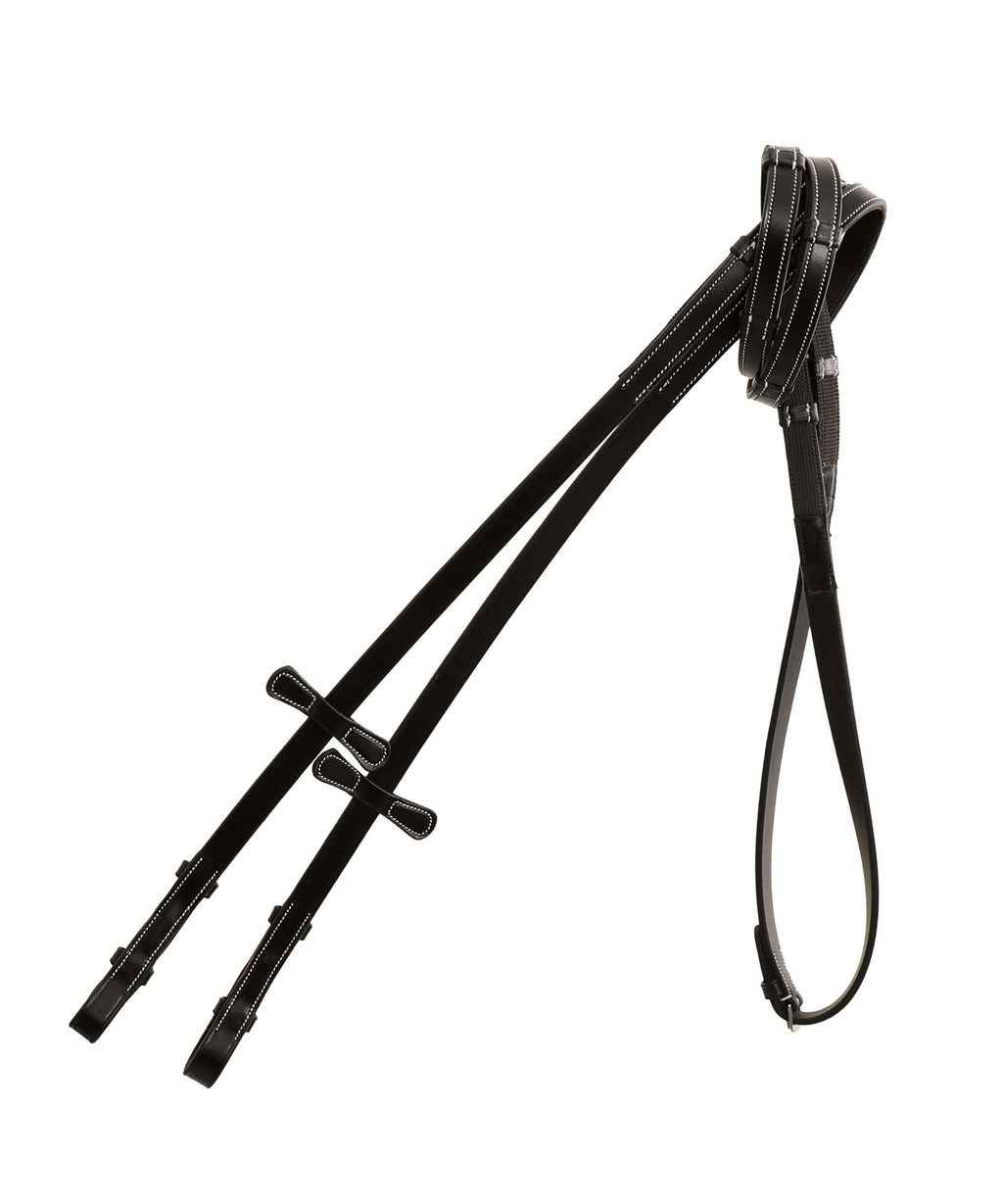 ExionPro Rubber Lined Leather Reins