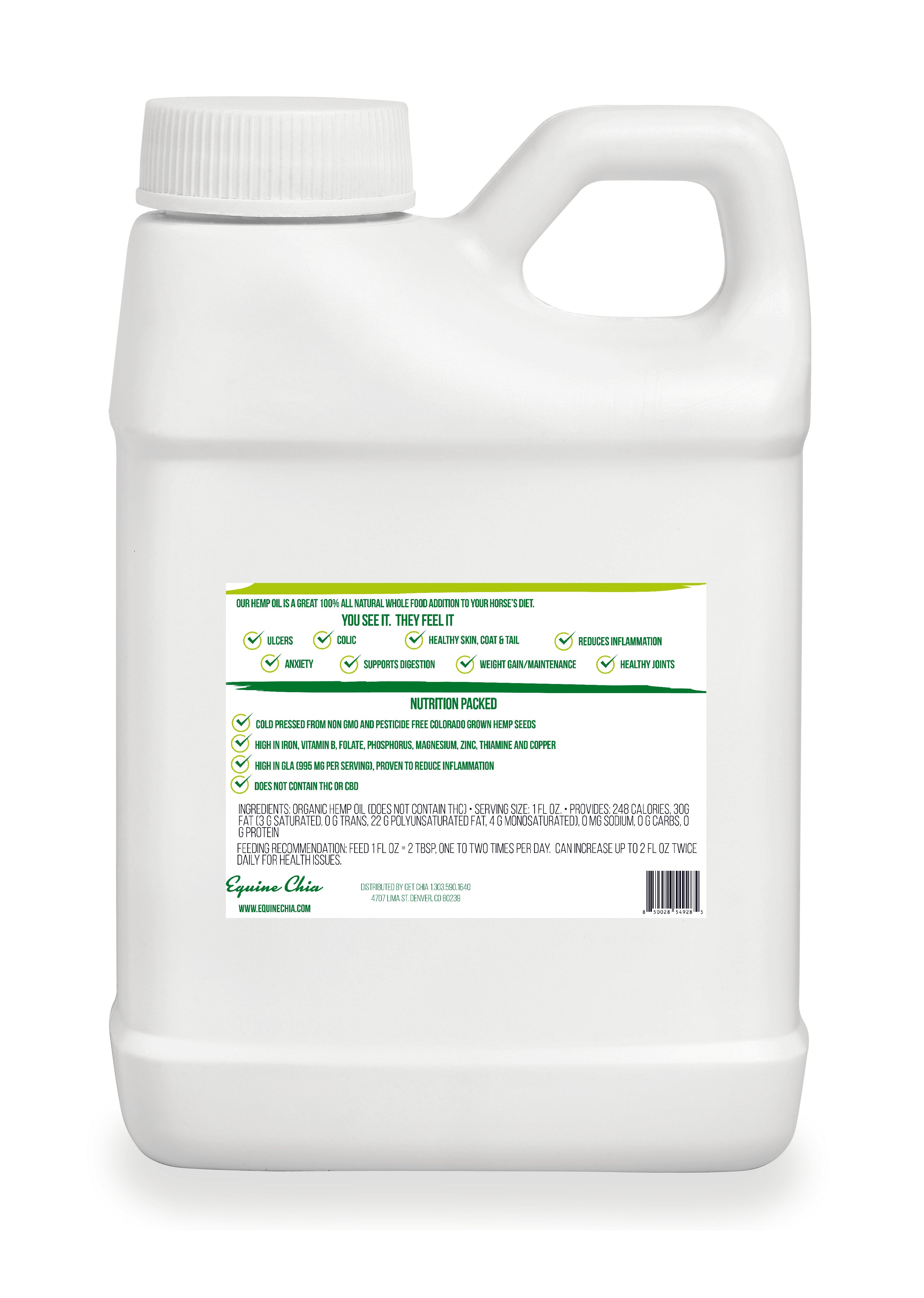 Organic Equine Hemp Heart Oil