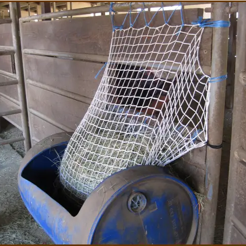 Freedom Feeder Extended Day Net - Slow Feed Hay Net - 2 String Bale - 3 Size Mesh Options