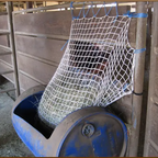 Freedom Feeder Extended Day Net - Slow Feed Hay Net - 2 String Bale - 3 Size Mesh Options