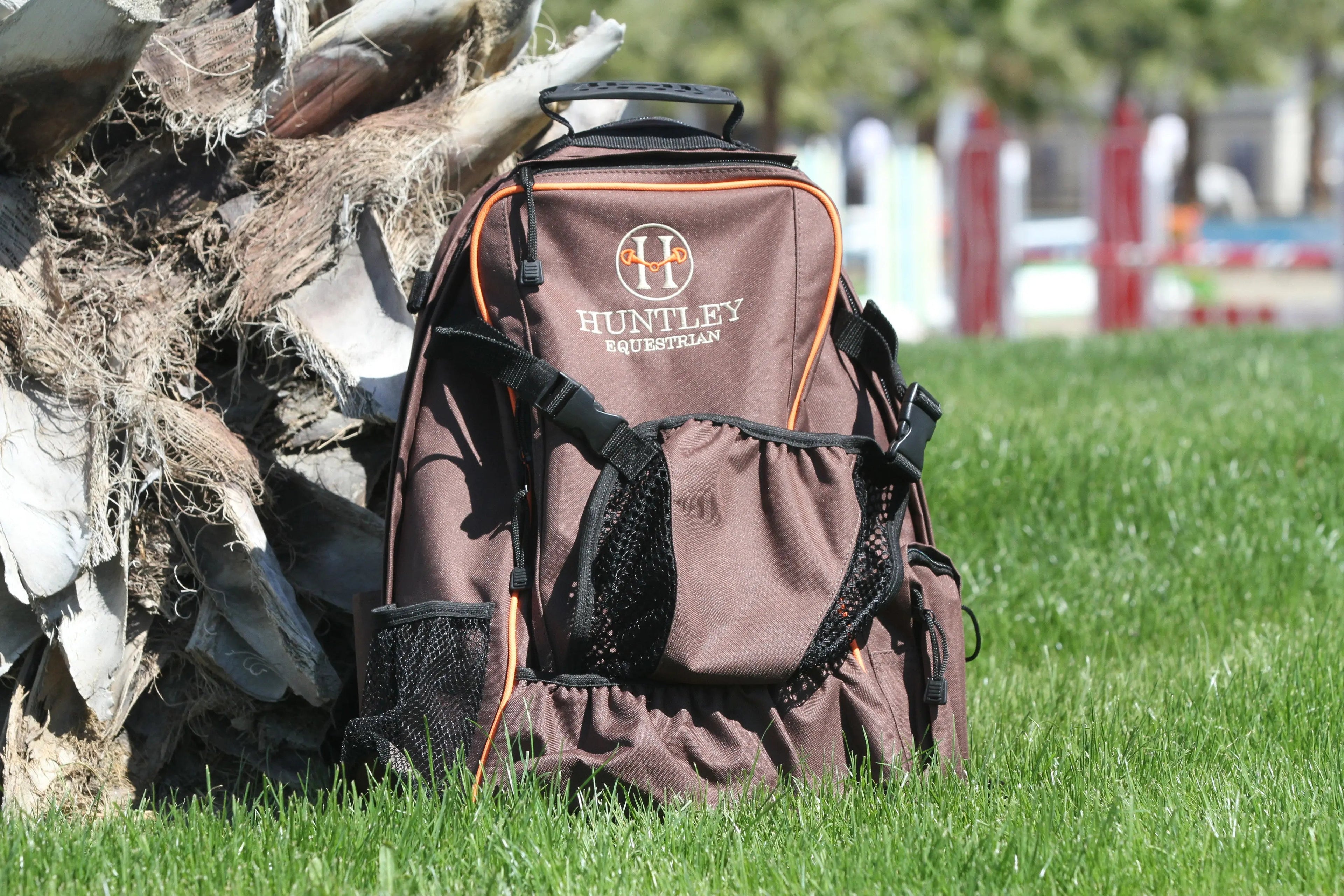 Huntley Equestrian Deluxe Equestrian Backpack, Brown