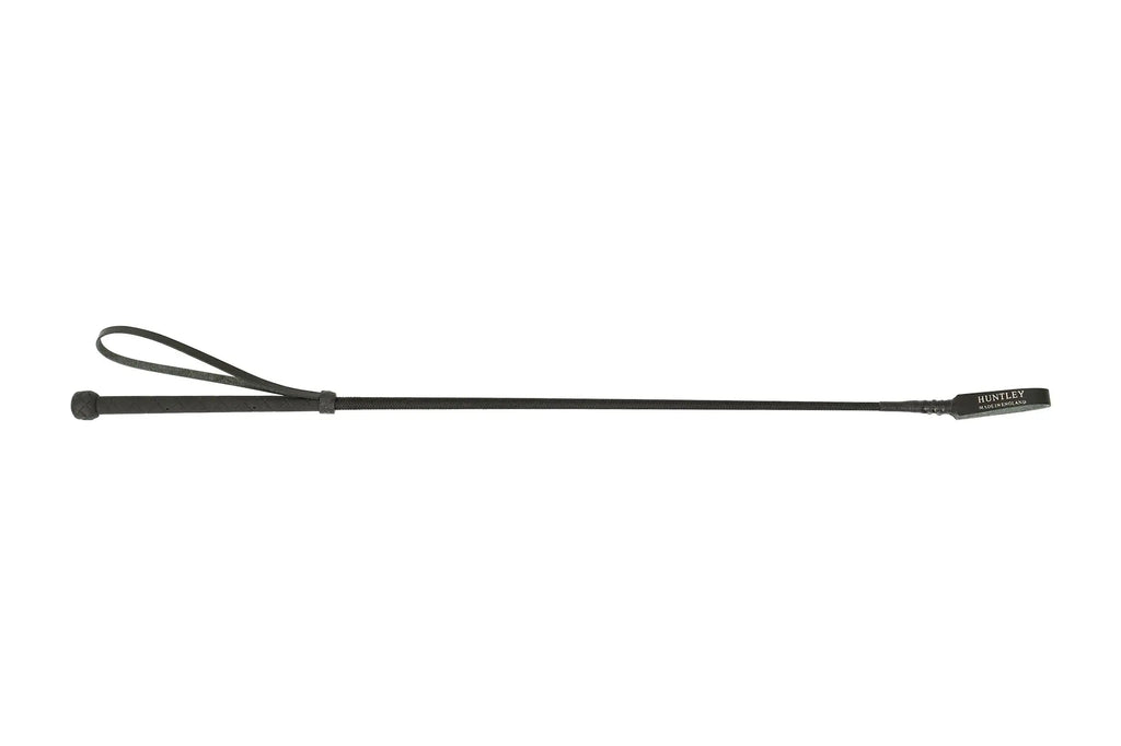 Huntley Equestrian English Riding Crop with Handle, 26" Inches, Black