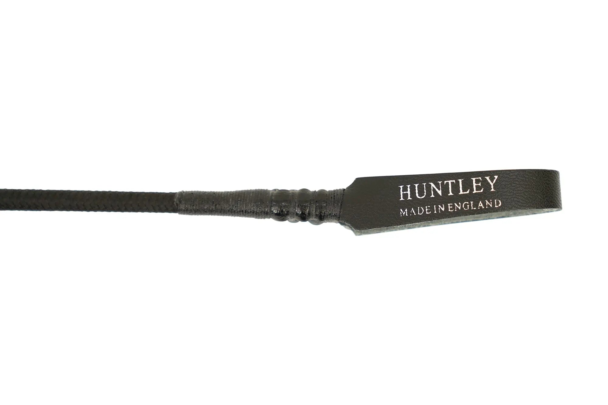 Huntley Equestrian English Riding Crop with Handle, 26" Inches, Black