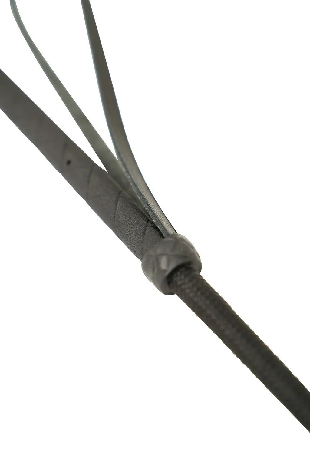 Huntley Equestrian English Riding Crop with Handle, 26" Inches, Black