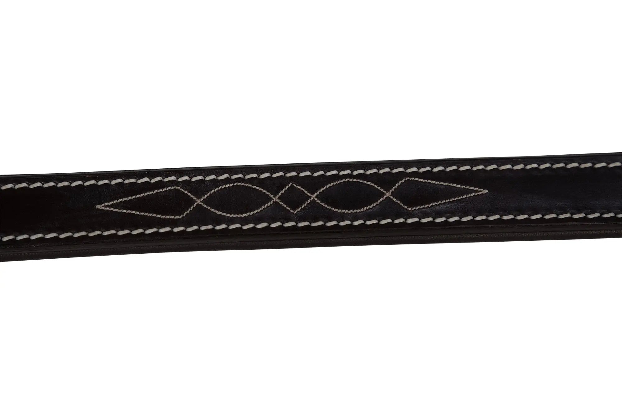 Huntley Equestrian Fancy Stitched Leather Halter Replacement Crown Piece