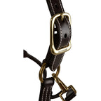 Huntley Equestrian Fancy Stitched Premium Leather Padded Halter