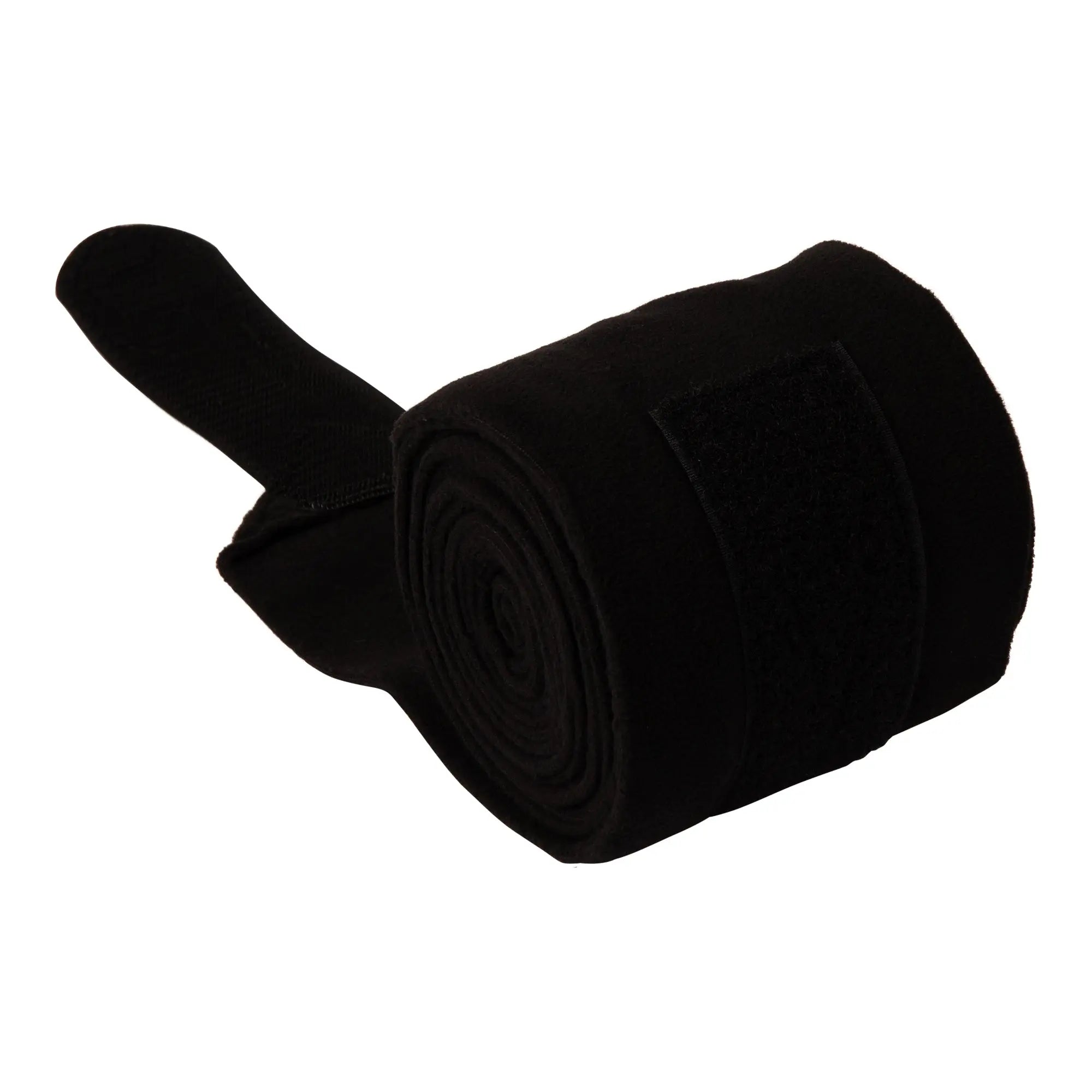 Huntley Equestrian Polo Fleece Wraps, Set of 4, Black