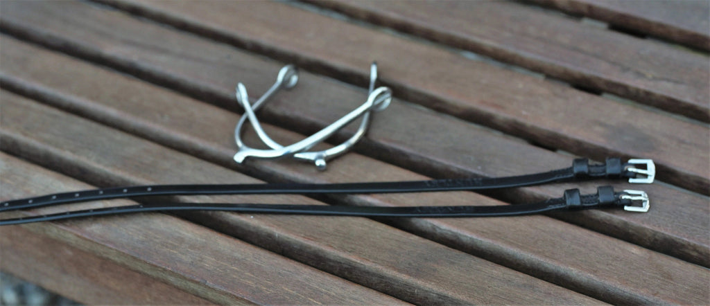 Huntley Equestrian Premium English Leather Spur Straps