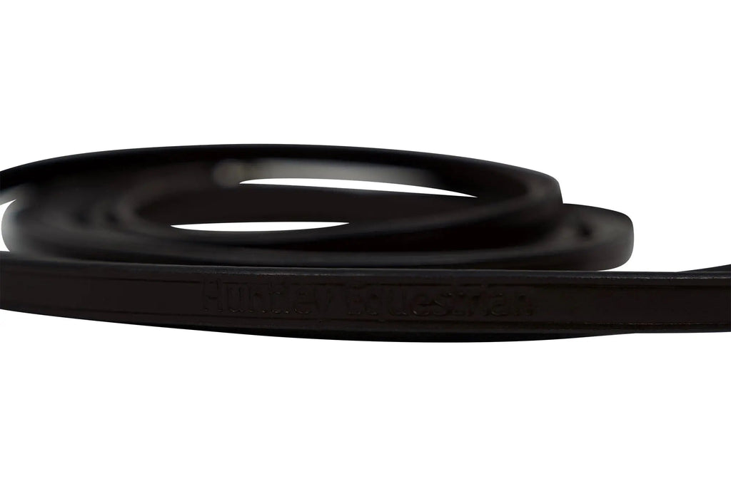 Huntley Equestrian Sedgwick Leather Draw Reins With Snap Ends