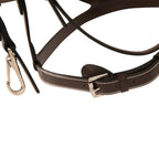 Huntley Equestrian Sedgwick Fancy Stitched Bridle with Cheek Clips and Reins