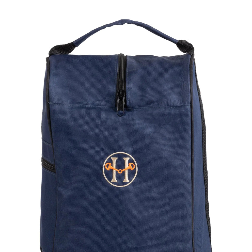 Huntley Equestrian Tall Riding Boot Bag, Navy