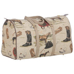 Huntley Equestrian Tapestry Duffle Bag-English Design
