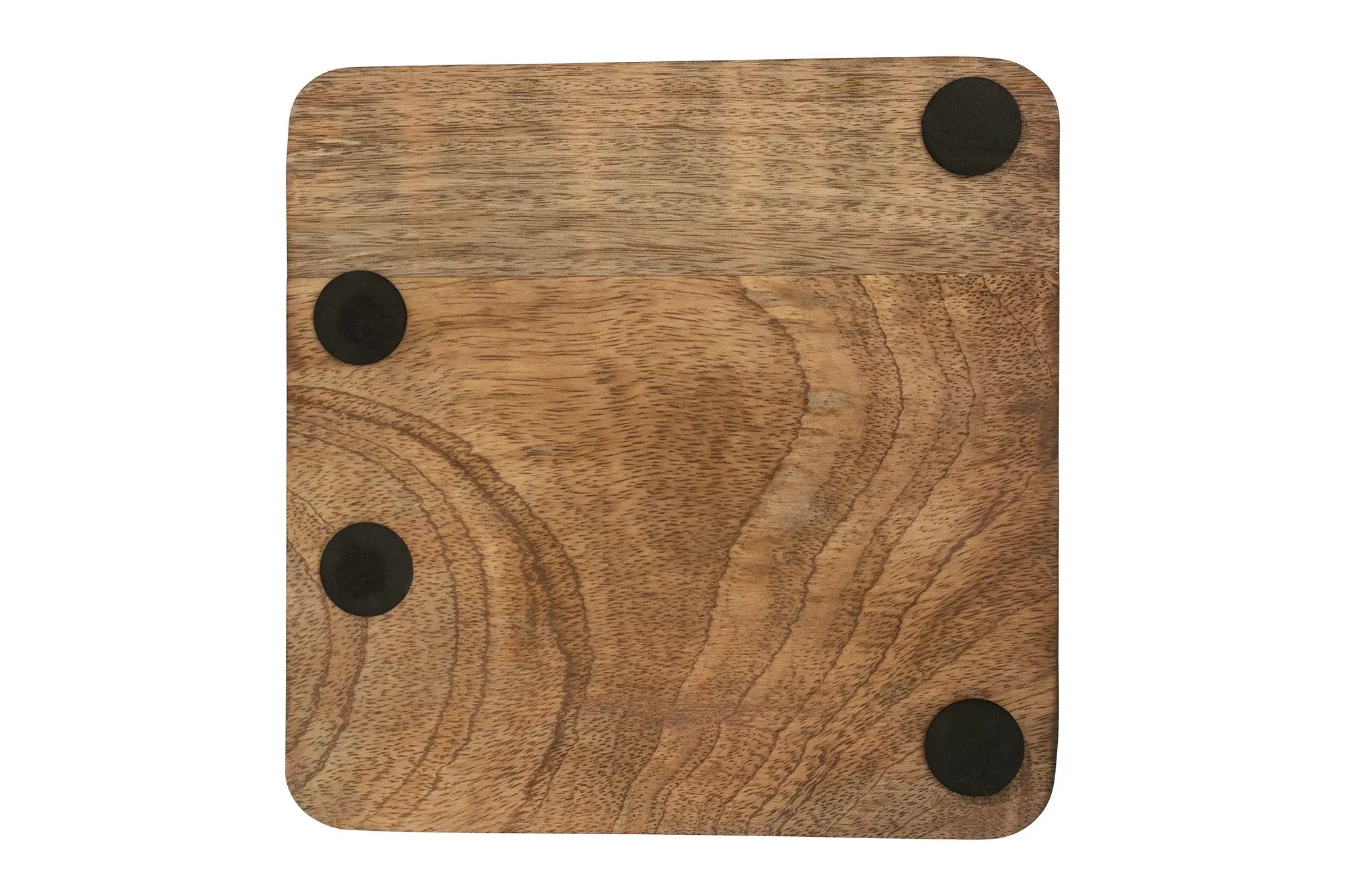 Huntley Equestrian Wooden Square Tray with Gold Bit