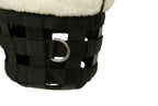 Huntley Fleece Padded Nylon Grazing Muzzle, Black