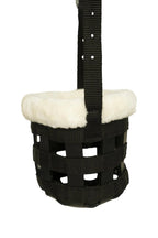 Huntley Fleece Padded Nylon Grazing Muzzle, Black