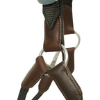 Huntley Nylon Halter and Removable Lead with Snap, Black