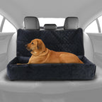 Huntley Pet Dog Car Seat for Large Dogs, Pet Booster Back Set Bed, Black