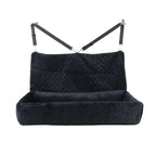 Huntley Pet Dog Car Seat for Large Dogs, Pet Booster Back Set Bed, Black