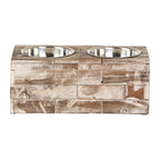 Huntley Pet Elevated Dog and Cat Double Bowl Feeder