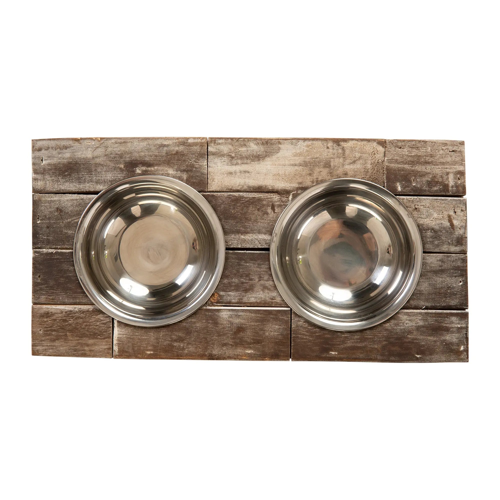 Huntley Pet Elevated Dog and Cat Double Bowl Feeder
