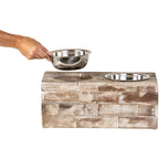 Huntley Pet Elevated Dog and Cat Double Bowl Feeder