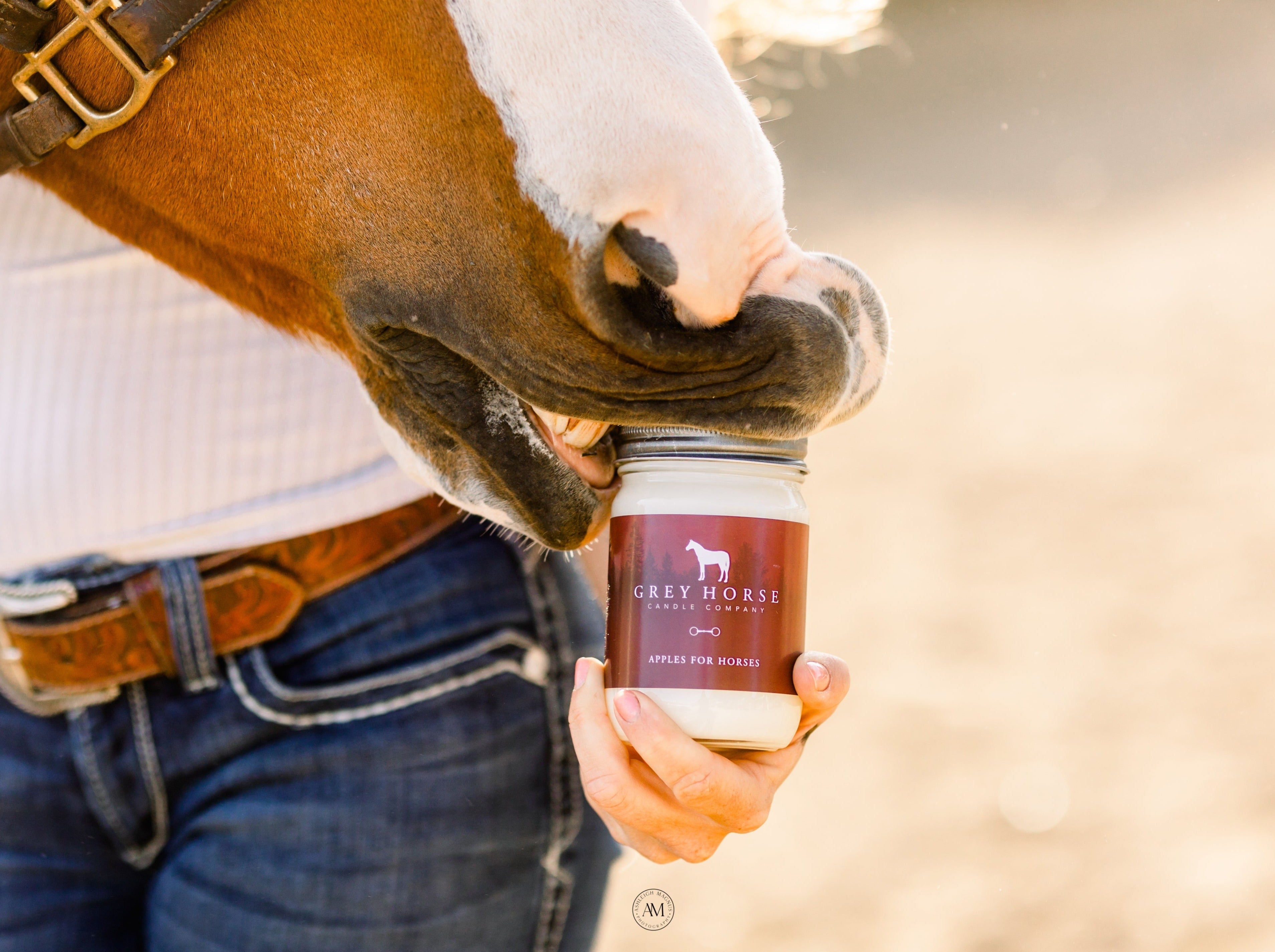 Apples for Horses Candle