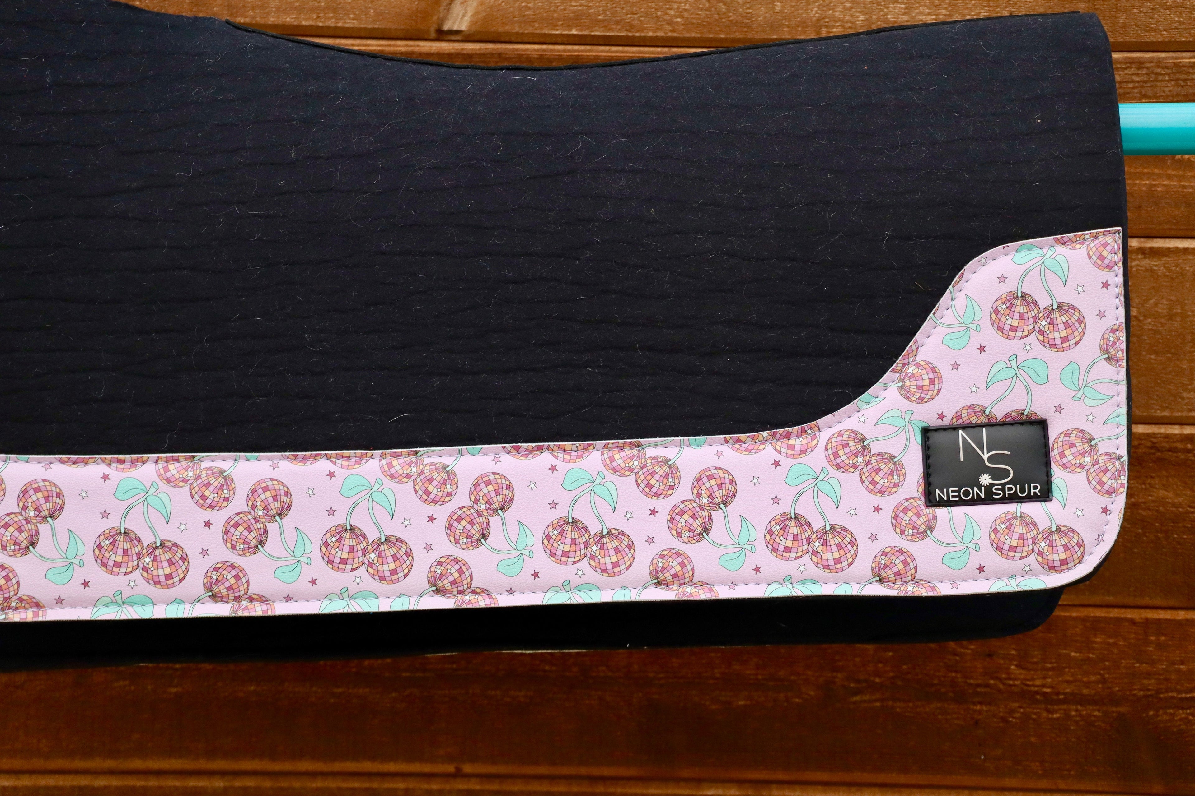 Cherry Groove Wool Saddle Pad