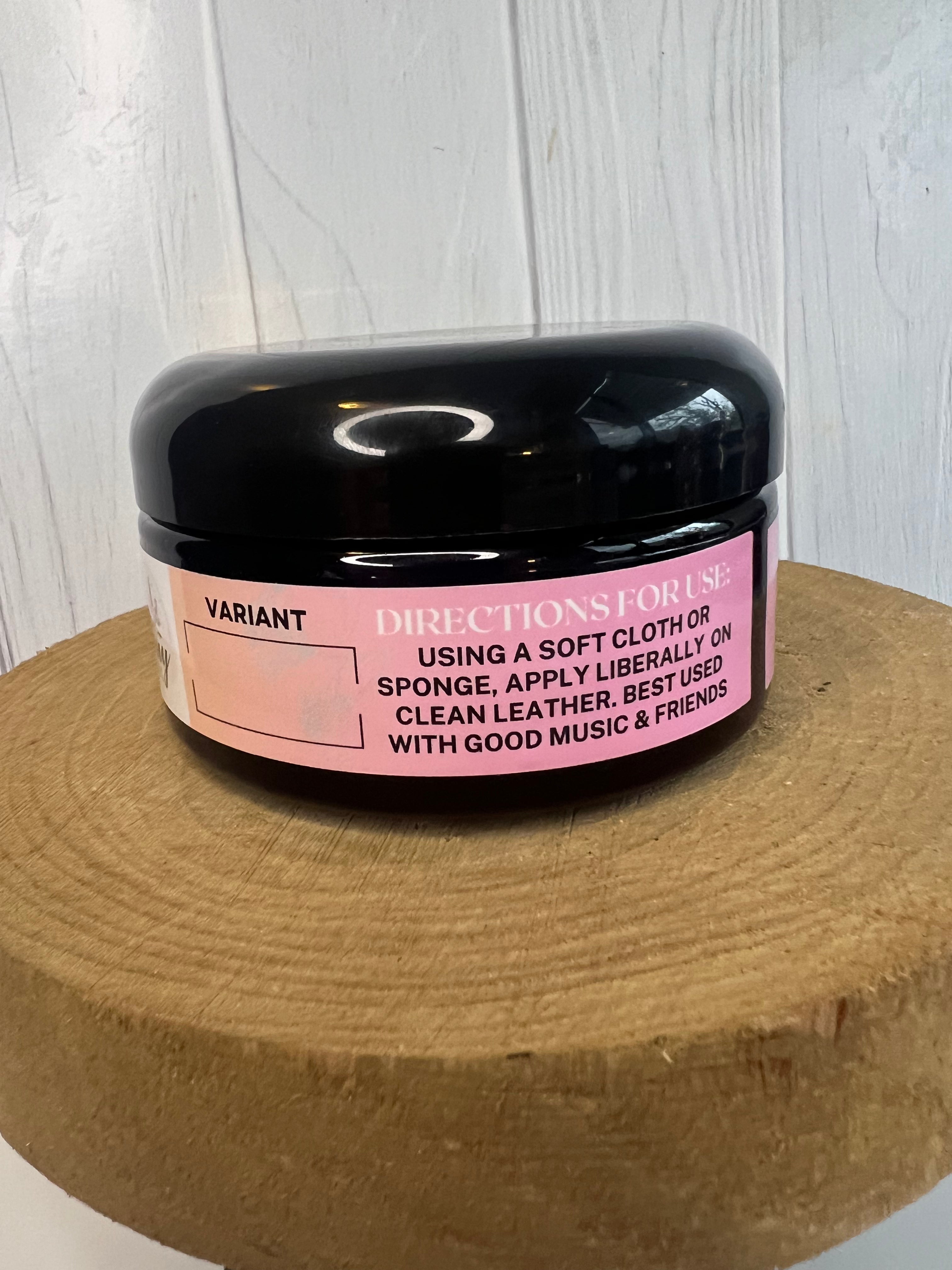 4 oz - Organic Leather Conditioner & Shine