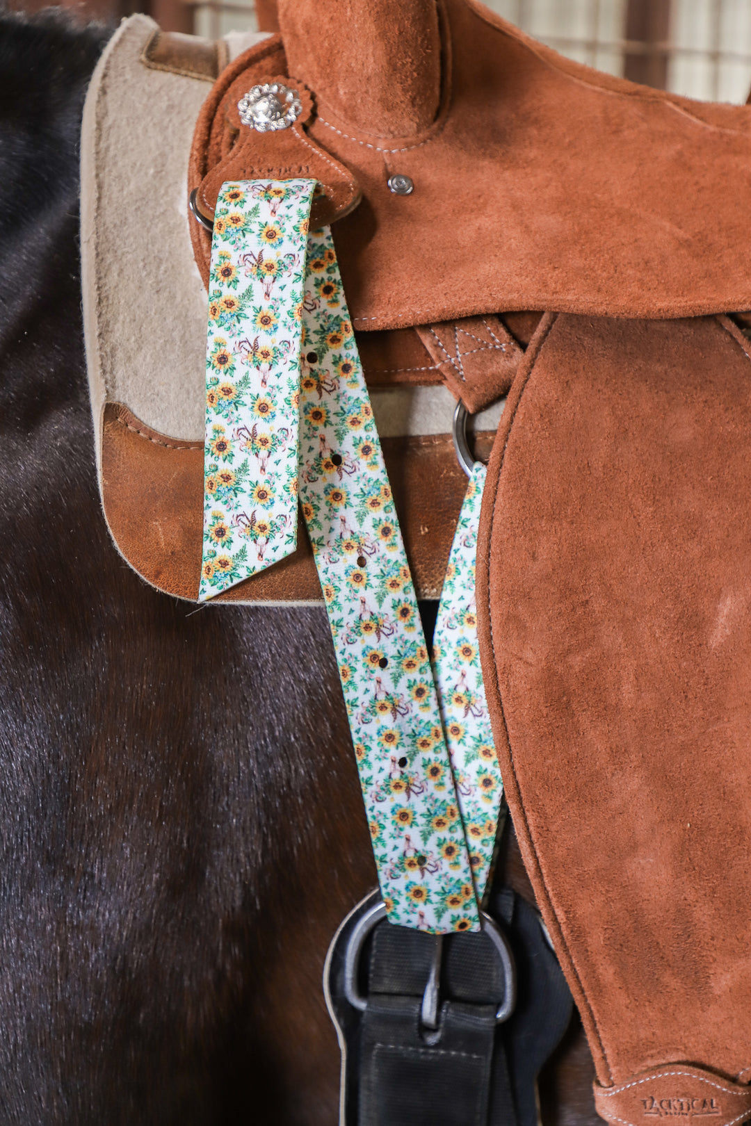 TACKTICAL™ LATIGO & OFF BILLET- SUNFLOWER BULLSKULL PRINT