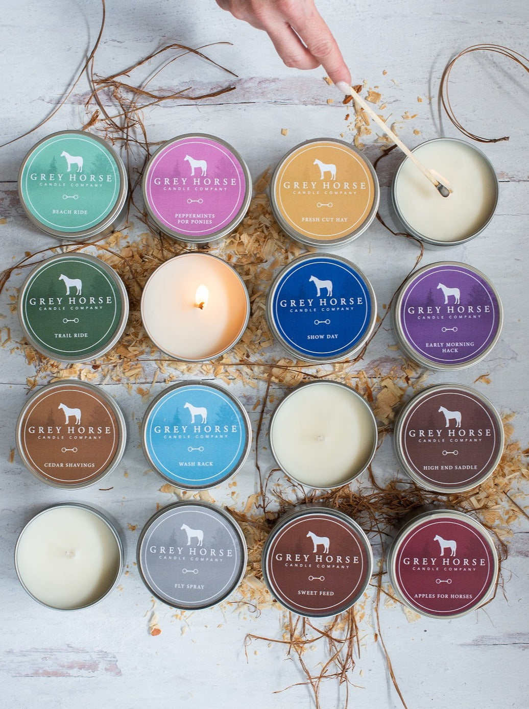 Apples for Horses Candle