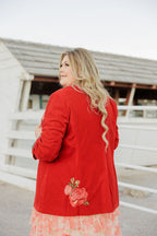 Red Velvet Jacket