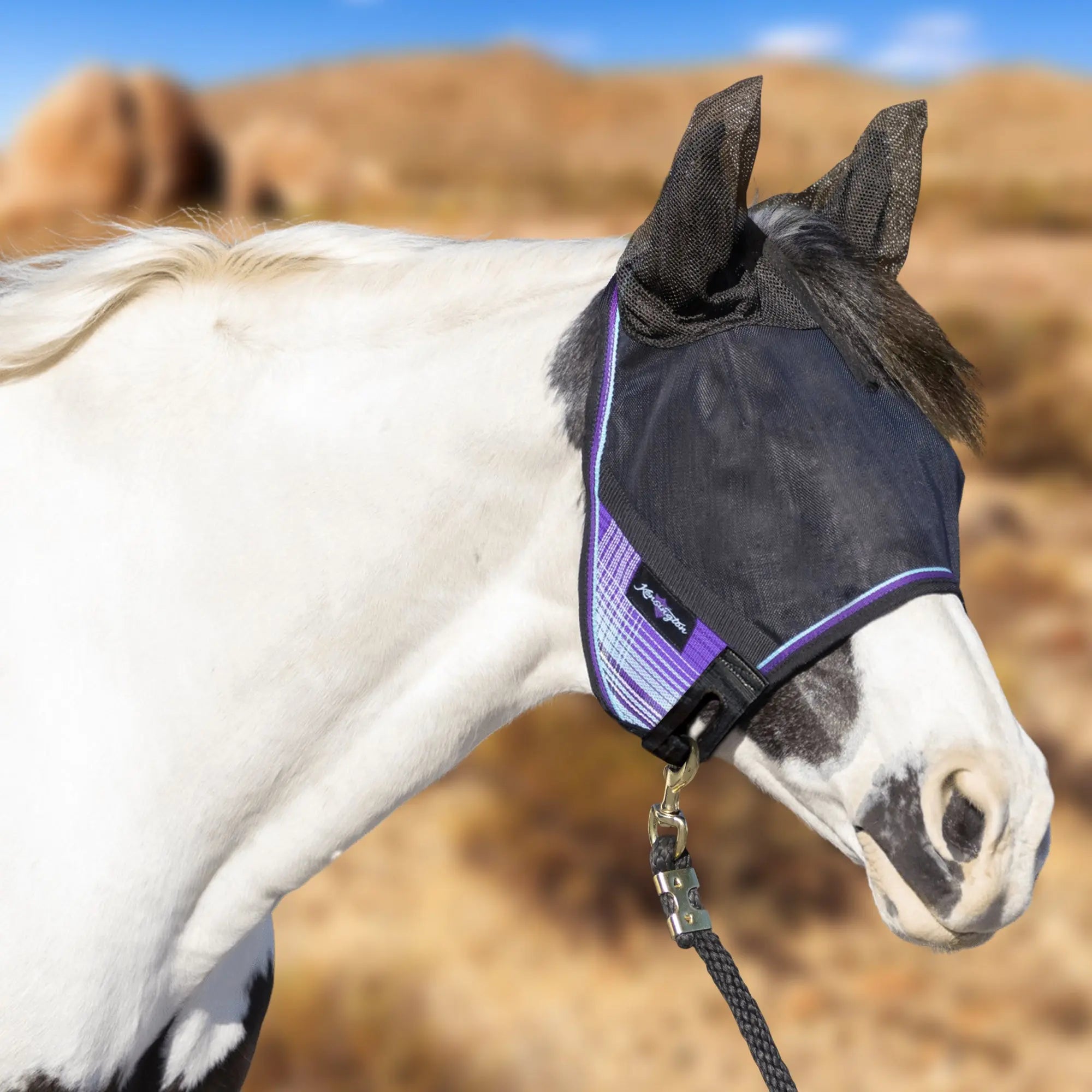 Kensington UViator CatchMask Fly Mask with Ears & 90% UV Protection