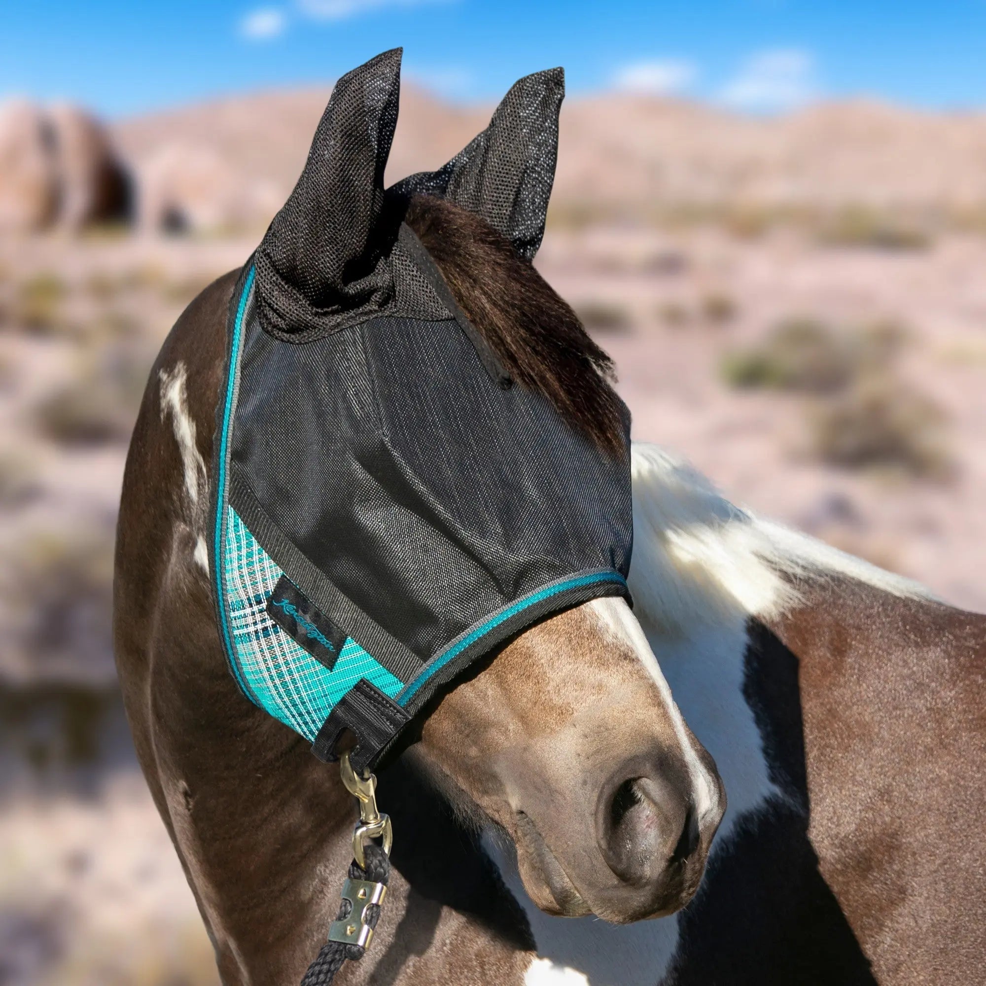Kensington UViator CatchMask Fly Mask with Ears & 90% UV Protection