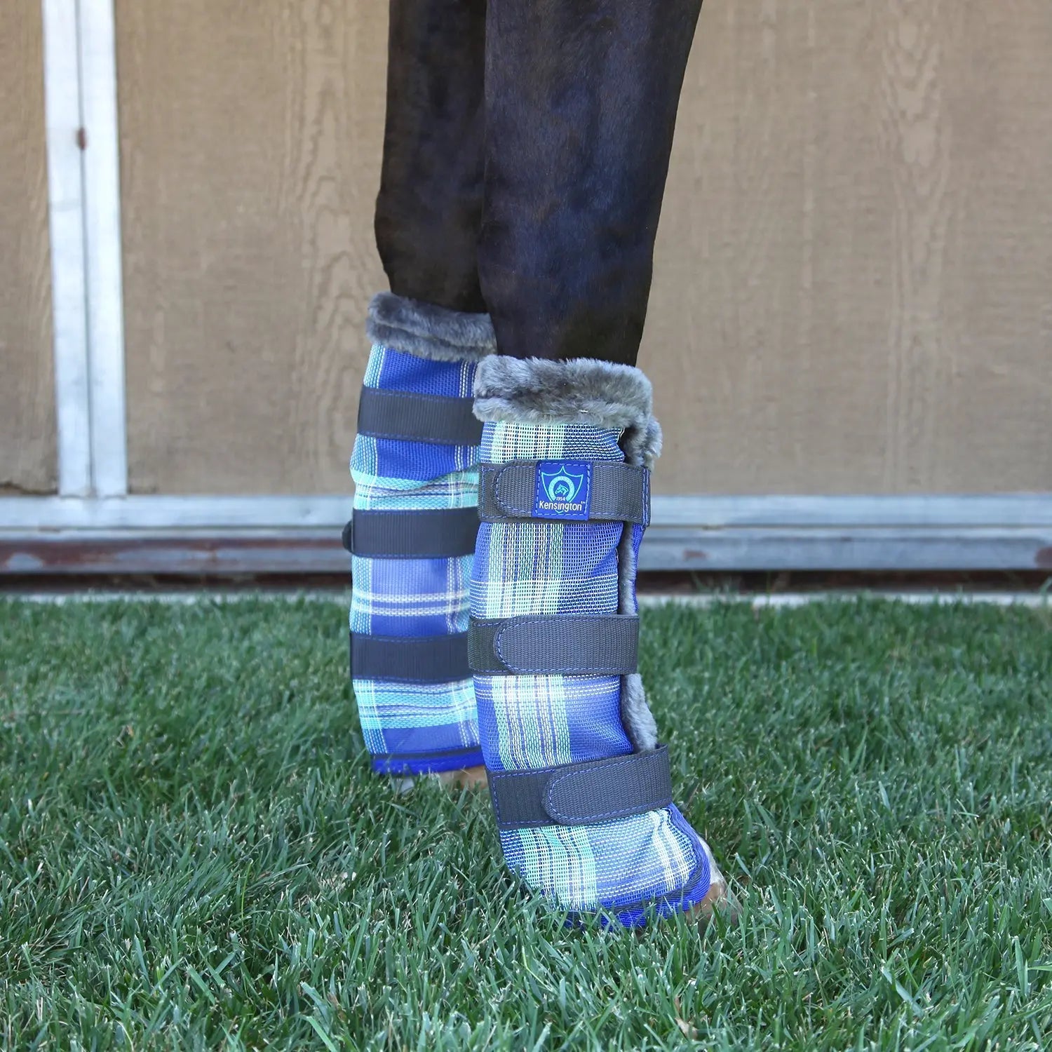 Kensington Horse Fly Boots with Fleece Trim - Set of 2 - 73% UV + Fly Protection