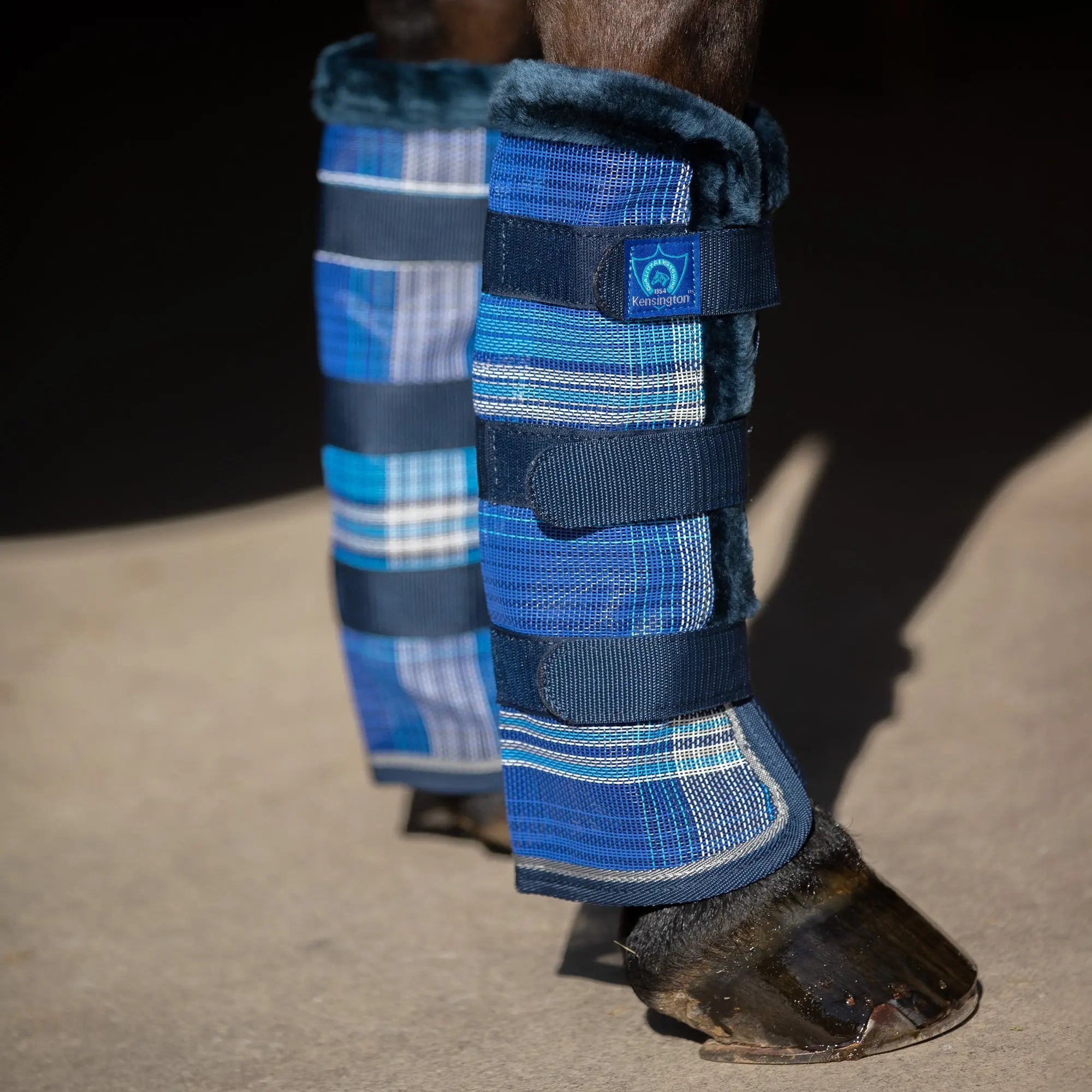 Kensington Horse Fly Boots with Fleece Trim - Set of 2 - 73% UV + Fly Protection