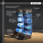 Kensington Draft Fly Boots with Fleece Trim - Set of 2 - 73% UV + Fly Protection