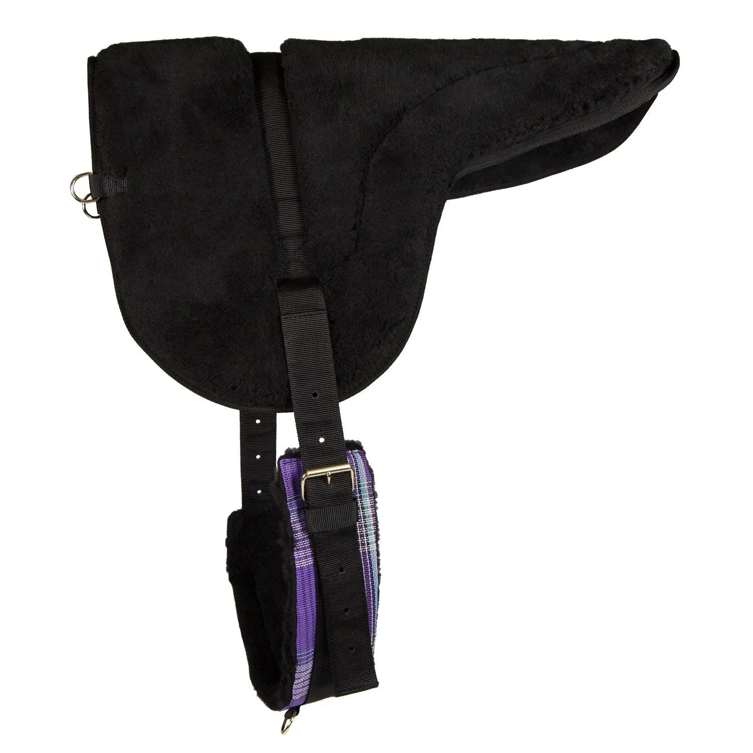 Plush Fleece Bareback Pad - Comfort for Horse & Human