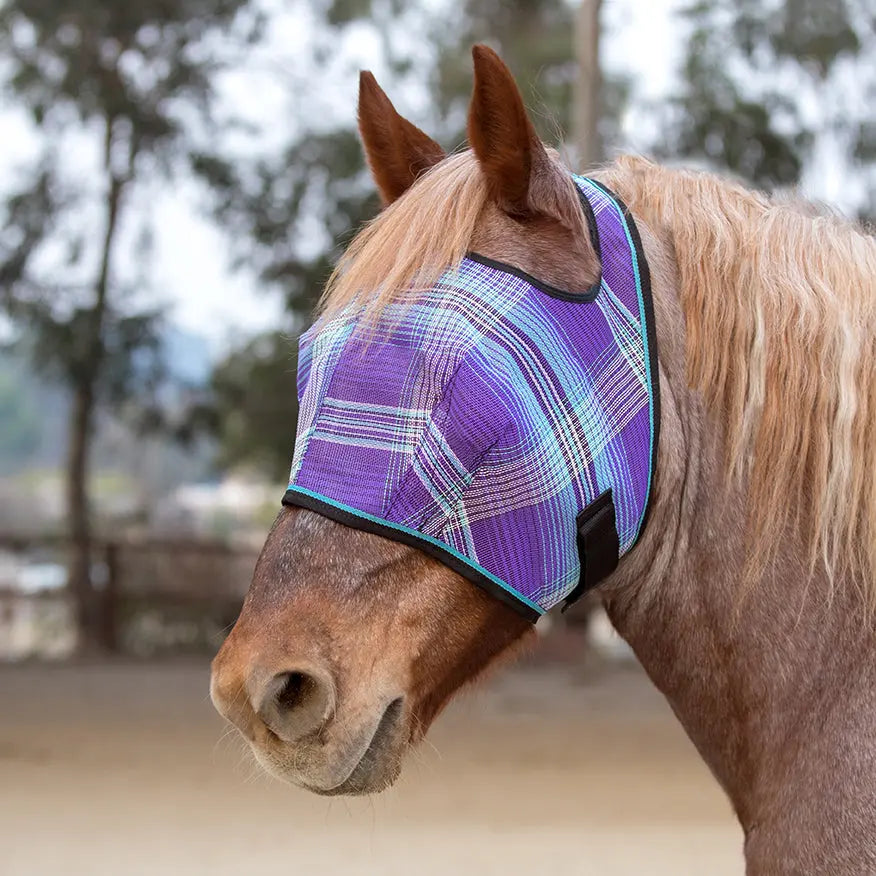 Kensington Fly Mask with 73% UV Protection - Open Top Design