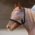 Kensington Draft Horse Fly Mask with Fleece Trim & 73% UV Protection - Open Top Design