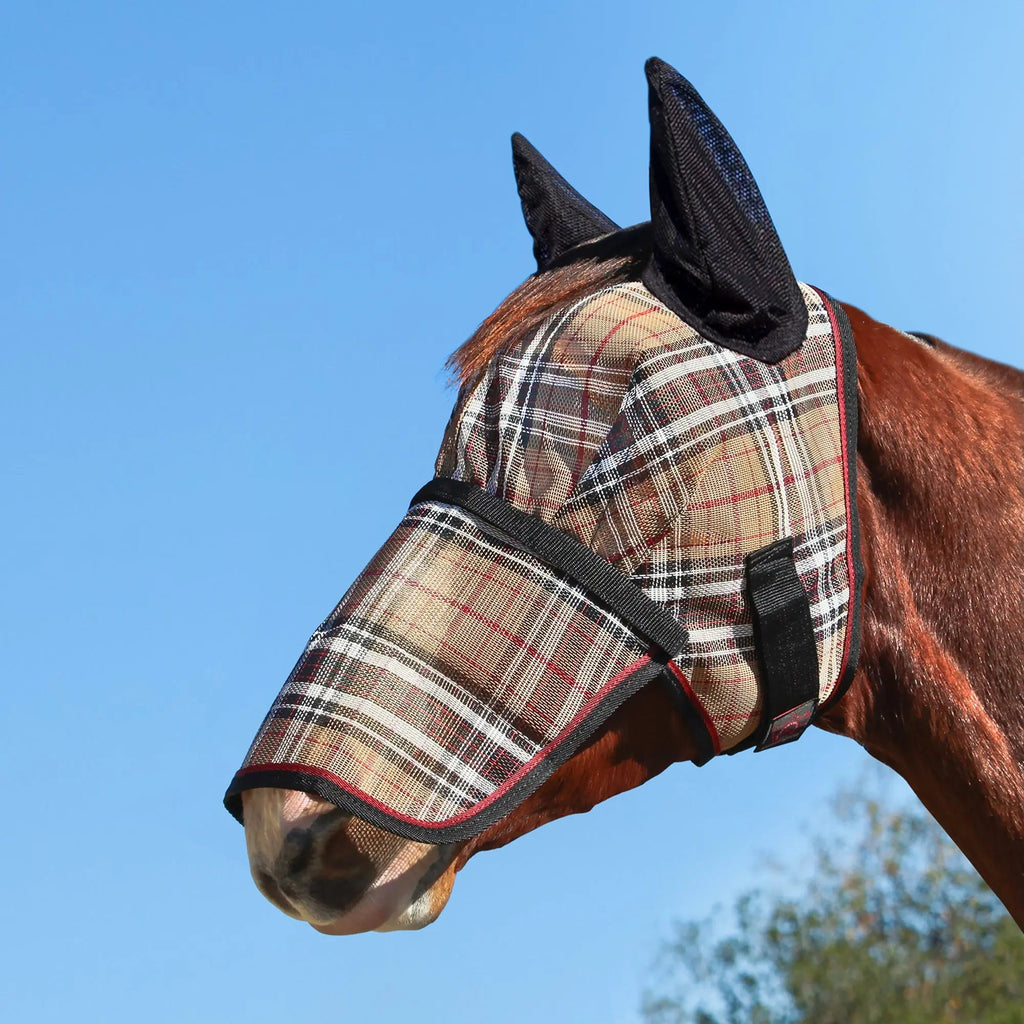 Kensington Fly Mask with Long Nose, Ears & 73% UV Protection