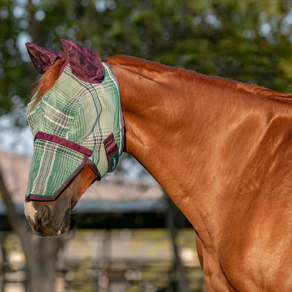Kensington Fly Mask with Long Nose, Ears & 73% UV Protection