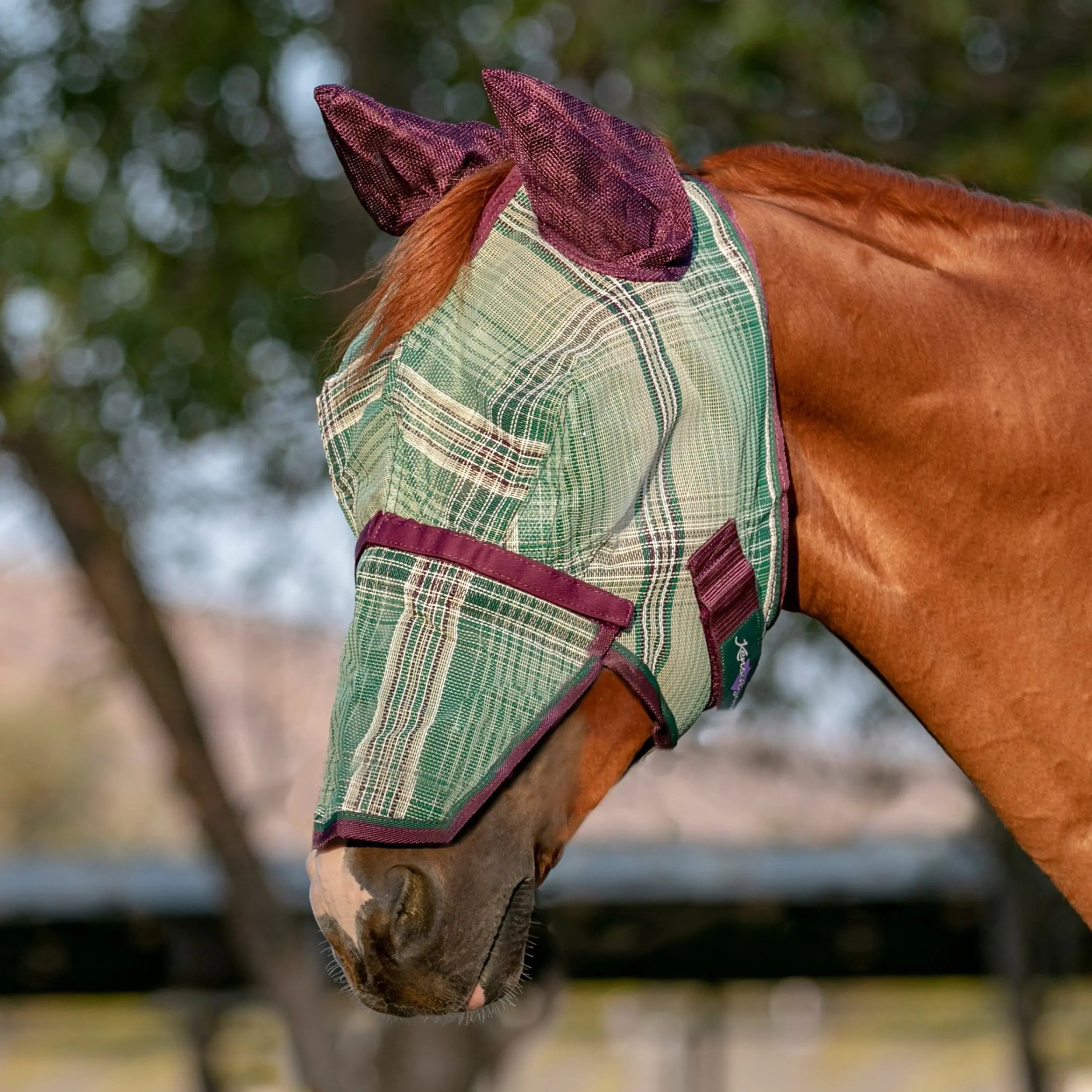 Kensington Fly Mask with Long Nose, Ears & 73% UV Protection