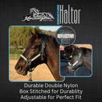 Kensington  Reflective Nylon Halter with Textliene