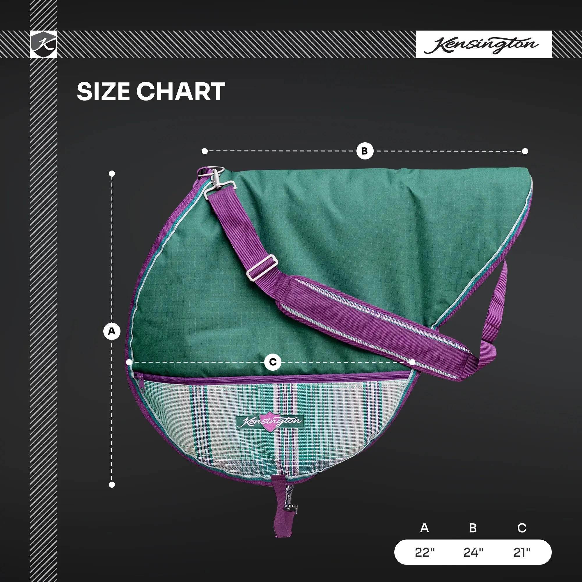 English Saddle Protective Carry Bag