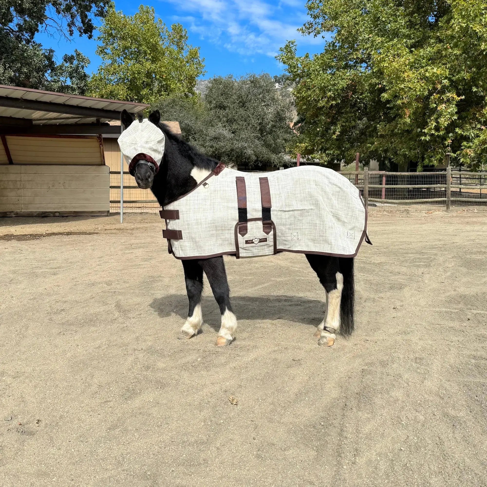 Kensington Mini Protective Fly Sheet with Belly Band - 73% UV Protection
